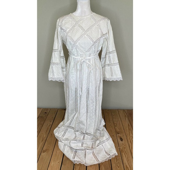 white christmas dresses Lisle Pleated Gown main image 0